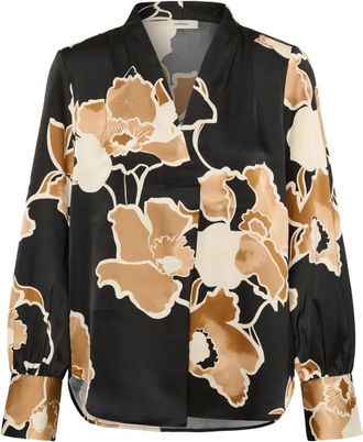 Inwear Dawniw Blouse - Dames - Blouses - Zwart - XL - Polyester - Overhemden
