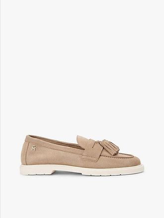 Tommy Hilfiger Lightweight Suede Tassel Loafers