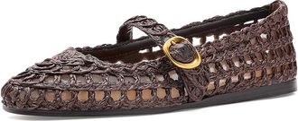 Steve Madden Melody Womens Flat Shoes Brown Raffia : 7.5 M