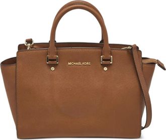 Michael Michael Kors x Chito leren tas - Bruin