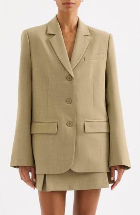 Nude Lucy Audrey Tailored Blazer in Moss at Nordstrom, Size X-Small
