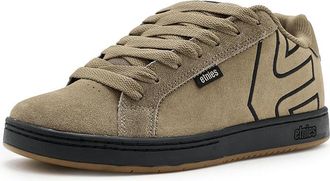 Etnies Fader Mens Skate Shoes Warm Grey/Black : 11.5 D - Medium, Leather/Suede