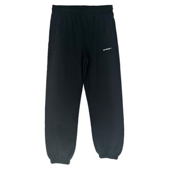 Off-white Wave Out Diag Short Sweatpants in Black Cotton