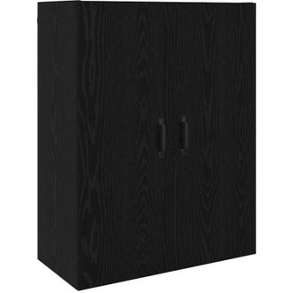 vidaXL Mueble colgante Roble negro 69.5 x 34 x 90 cm Vidaxl