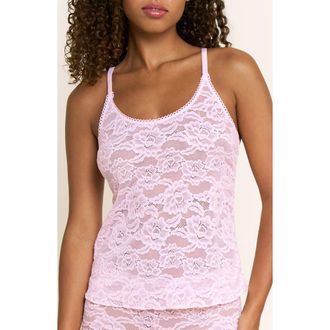 Honeydew Intimates Natalya Lace Camisole in Cotton Candy at Nordstrom, Size X-Large
