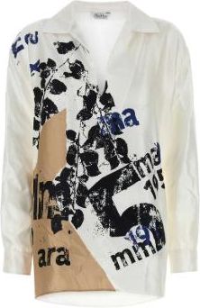 Max Mara Womens Silk Clothing Jacket - Ivory - Size EU 36 (Womens)