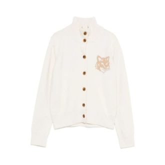 Maison Kitsun&eacute; Su&eacute;ter - Knitwear - Mujer - Blanco - L