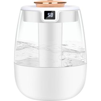 OEM Humidificador De Aire De 2,2 L Con Pantalla Inteligente De Humedad, Ultra Silencioso (20 Db), Mini Humidificador Con Luz Led Y Apagado Autom&aacute;tico