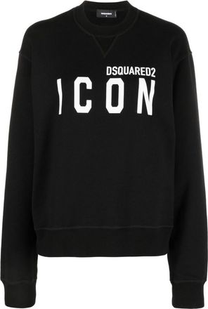 Dsquared2 Black Logo Crew Neck Sweatshirt