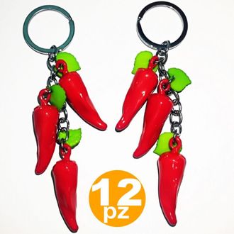 Trade Shop Trade Shop - Set Bomboniere Pendente 3 Corni Portachiavi Compleanno 18 Anni Laurea Comunione