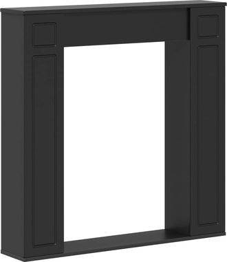 vidaXL Marco De Chimenea Negro 100 X 20 X 100 Cm Madera De Ingenier&iacute;a Vidaxl