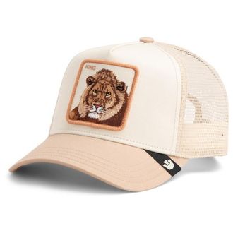 Goorin Brothers Trucker Cap The King Lion Cap - Unisex | wei&szlig;