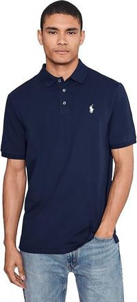 Polo Ralph Lauren Classic Fit Stretch Mesh Polo Shirt Mens Short Sleeve Knit Refined Navy/Smoke : 2XL, Cotton/Elastane
