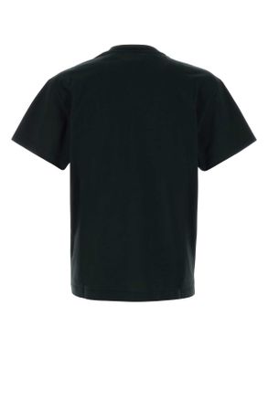 Jil Sander Mens Black Cotton T-Shirt 001 Exterior Exterior: T-shirts And Polos