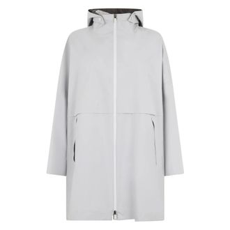 Herno Parkas, female, Gray, Size: M Lightweight Hooded Jacket