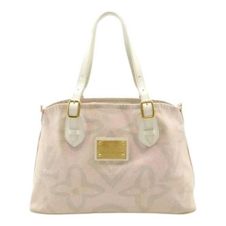 Louis Vuitton Pre-owned Tote Bags, female, Pink, Size: ONE SIZE Pre-owned Canvas Tote Bag