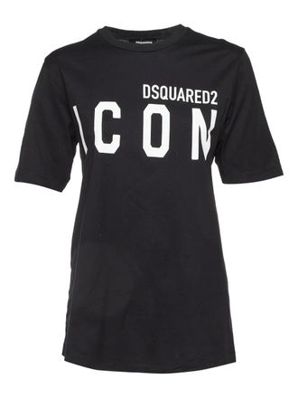Dsquared2 Pre-owned Icon katoenen T-shirt - Zwart