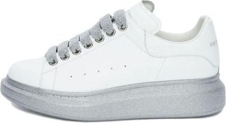Alexander McQueen (WMNS) Alexander McQueen Oversized Sneaker White Silver 553770WHWKV9071