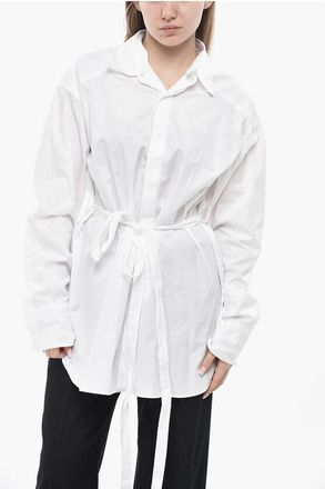 SETCHU Poplin Blouse GEISHA with Removable Collar size S