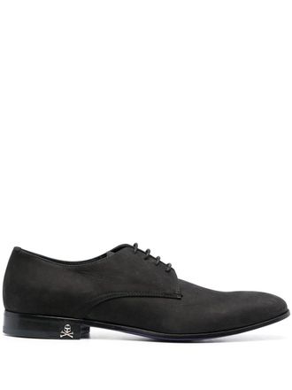Philipp Plein Oxford con punta smussata - Nero