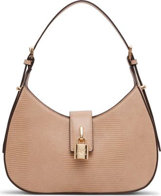 Anne Klein Curved Shoulder Bag in Mocha at Nordstrom Rack
