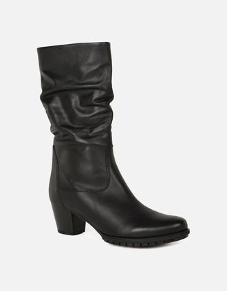 Gabor Womens Oslo Womens Calf Length Boots - Black - Size: 3.5