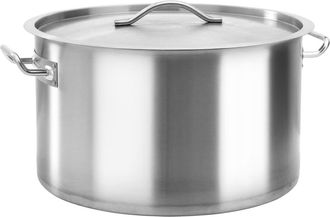 vidaXL Olla De Acero Inoxidable 44 L 45x28 Cm Vidaxl