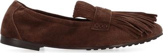Tory Burch Loafers - Dames - Loafers - Bruin - 38 EU - Schoenen