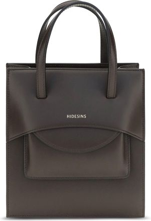 Hidesins Womens Shoulder Bag Dark Brown Calf Leather (bos Taurus)