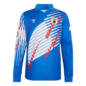 adidas Japan Home Long Sleeve 1993 Jersey Asia Sizing Blue KT0827