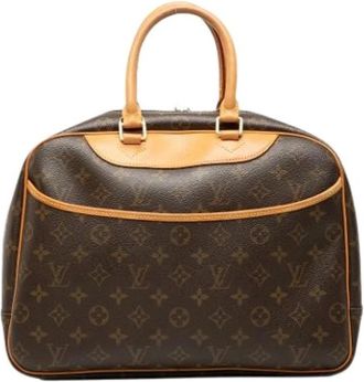 Louis Vuitton Pre-owned The Deauville - Dames - Vintage Handtas - Bruin - ONE Size - Leer - Vintage