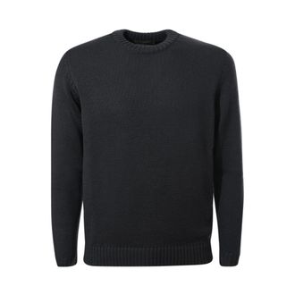 Zanone Jumpers Blue - male - Zanone - Round-neck Knitwear - Blue - 2XL - Knitwear