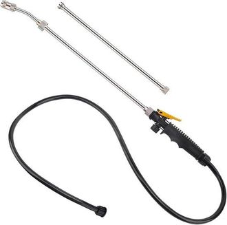 OEM Lanza De Riego El&eacute;ctrica - P&eacute;rtiga De Extensi&oacute;n Para Riego De Jard&iacute;n - Fabricada En Acero Inoxidable - 72 Cm - Plateada