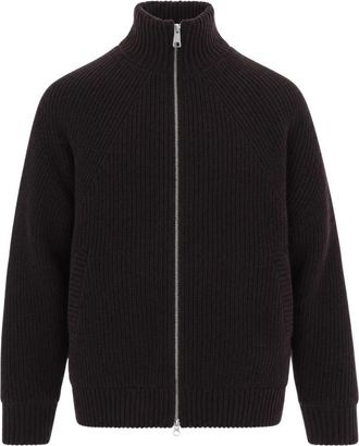Carhartt Work in Progress Bandley Padded Wool Mix Full Zip - - Knitwear - Uomo - Marrone - M