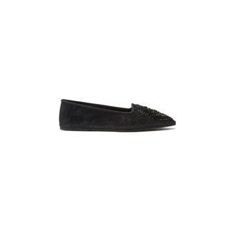 Maliparmi Ballerinas, female, Black, Size: 11 US Embroidered Passion Babouche-Bijoux