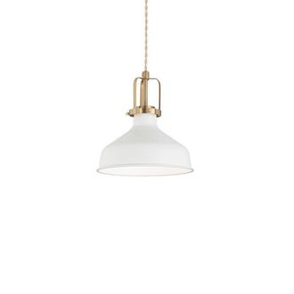 Netlighting Eris1 Indoor Dome Ceiling Pendant Lamp 1 Light White E27