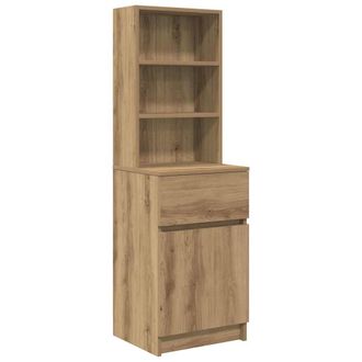 vidaXL Vidaxl Comodino Rovere Artigianale 39x35x125 Cm In Legno