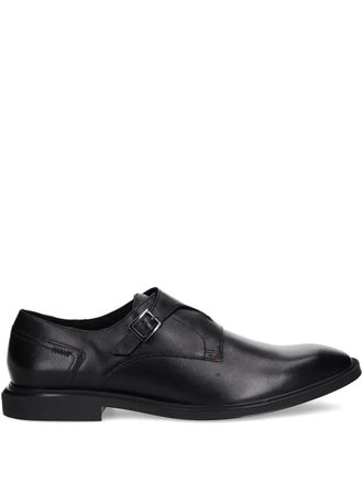 HUGO BOSS buckle-strap shoes - Black