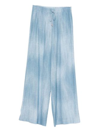 Ermanno Scervino Womens Trousers Clear Blue