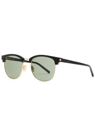 Saint Laurent Wayfarer-style Sunglasses - Black - One Size