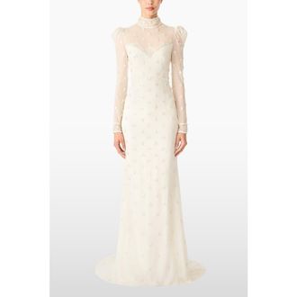 Jenny Packham Dore Dress in Ivory at Nordstrom, Size 10 Uk