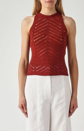 Twinset Top in maglia di viscosa Twinset