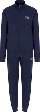 Emporio Armani Training Set - Heren - Trainingspakken - Blauw - 4XL - Katoen - Fitness