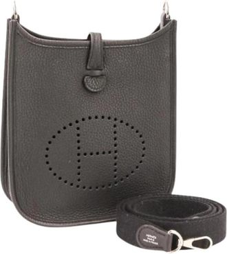 Herm&egrave;s Pre-owned Vintage Shoulder Bag - Dames - Vintage Schoudertas - Zwart - ONE Size - Leer - Vintage
