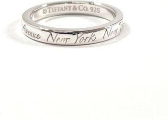 Tiffany & Co. Silver Silver 925 Band Ring (Pre-Owned)