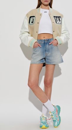 Off-white Top With Z Logo, Womens, White