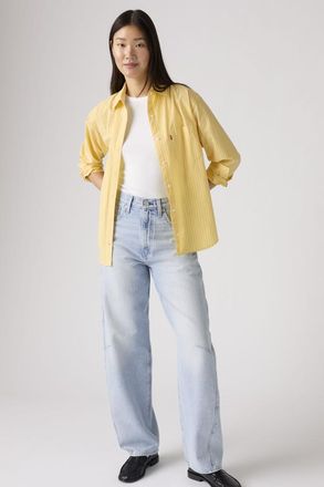 Levi's Vaqueros Barrel con cincha - Mujer - 23X29 - Lavado claro / Abraided Art