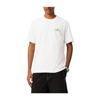 Lacoste T-Shirts, male, White, Size: 2XL Classic Fit Jersey T-Shirt