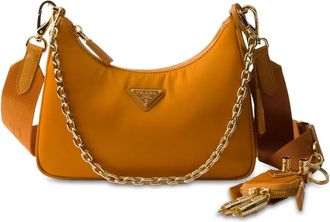 Prada Borsa a spalla Re-Edition - Arancione