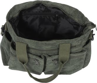 Yardwe Corduroy Tote Bag for Women Large Green Shoulder Bag Medium Crossbody Handbag with Pockets Casual Everyday Shoulder Tote for Work and Travel